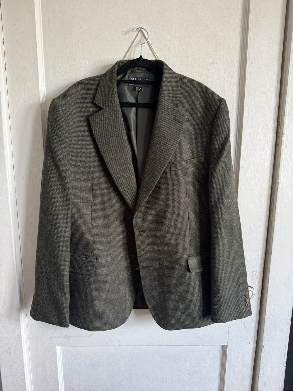 ASOS Men's Olive Blazer Sport Coat